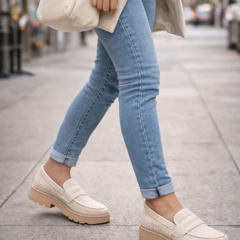 Sanctuary WestsideLite Natural Loafers | Smart Creation | NIB | Size 5 - Picture 6 of 8